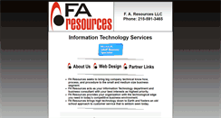 Desktop Screenshot of faresources.net